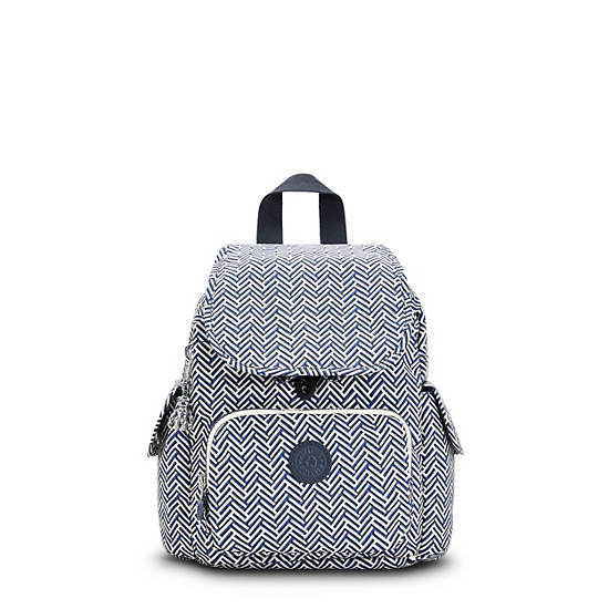 Kipling City Pack Mini Printed Backpacks Urban Chevron | AU 1494SG